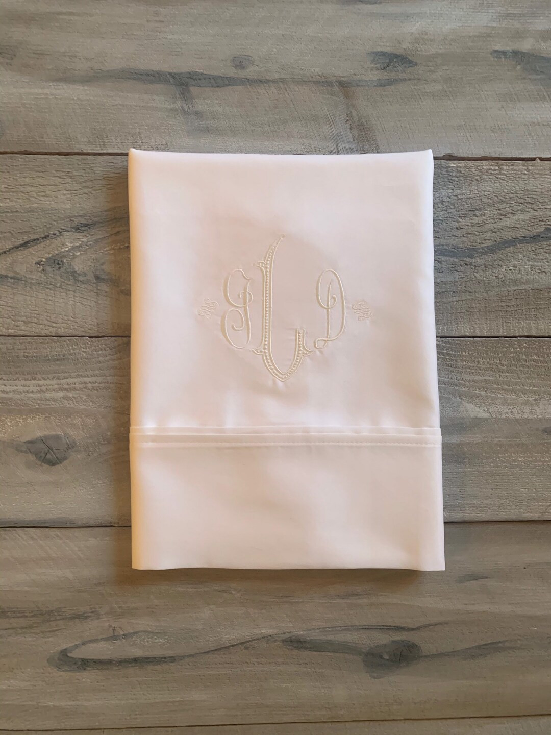 Monogram Pillowcase Set of Monogrammed Pillowcases - Etsy | Etsy (US)