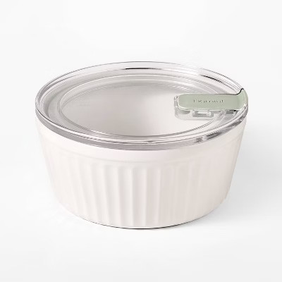 Round Stoneware Food Storage Container - Figmint™ | Target