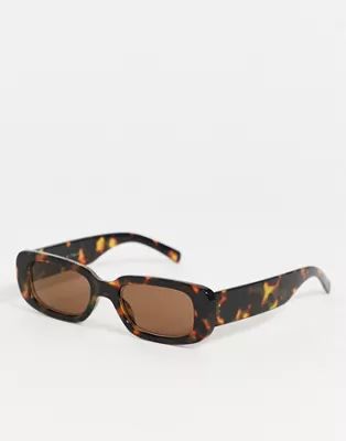 AJ Morgan square sunglasses in tort | ASOS (Global)