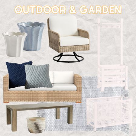 Outdoor & Garden 

Outdoor Pillow | Fluted Tulip Cachepot | Outdoor Rug | Metal Outdoor Pool Storage Bin | Wicker Swivel Outdoor Lounge Chair | Wicker Square Arm Outdoor Sofa | Metal Outdoor Storage Organizer

#LTKhome #LTKsalealert #LTKstyletip