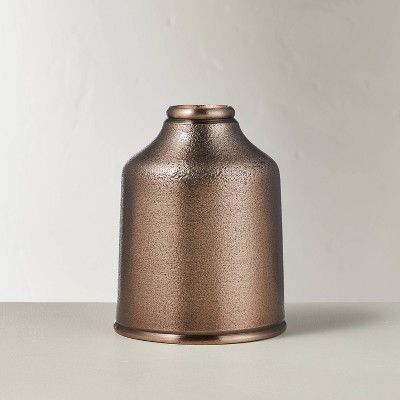 4.5&#34; Metal Bud Vase Antique Copper - Hearth &#38; Hand&#8482; with Magnolia | Target