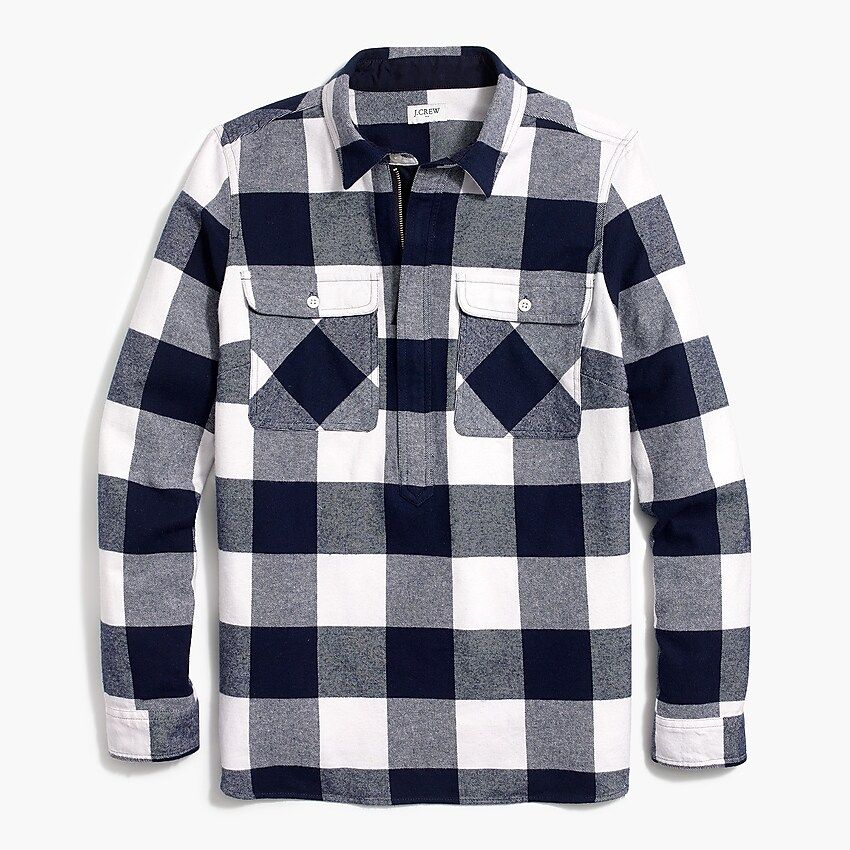 Flannel shirt jacket | J.Crew Factory