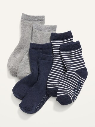 Unisex 3-Pack Crew Socks for Baby | Old Navy (US)