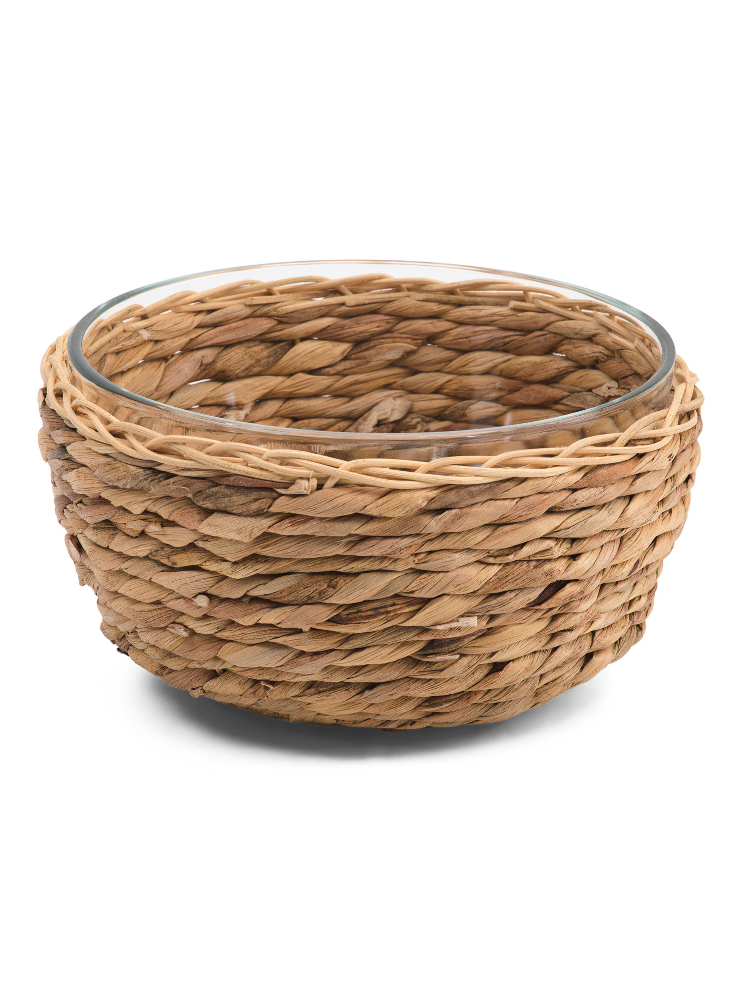 2qt Round Wicker Dish | TJ Maxx