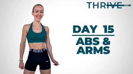 Abs and arms tabata workout at home 

#LTKActive #LTKfindsunder50 #LTKfitness