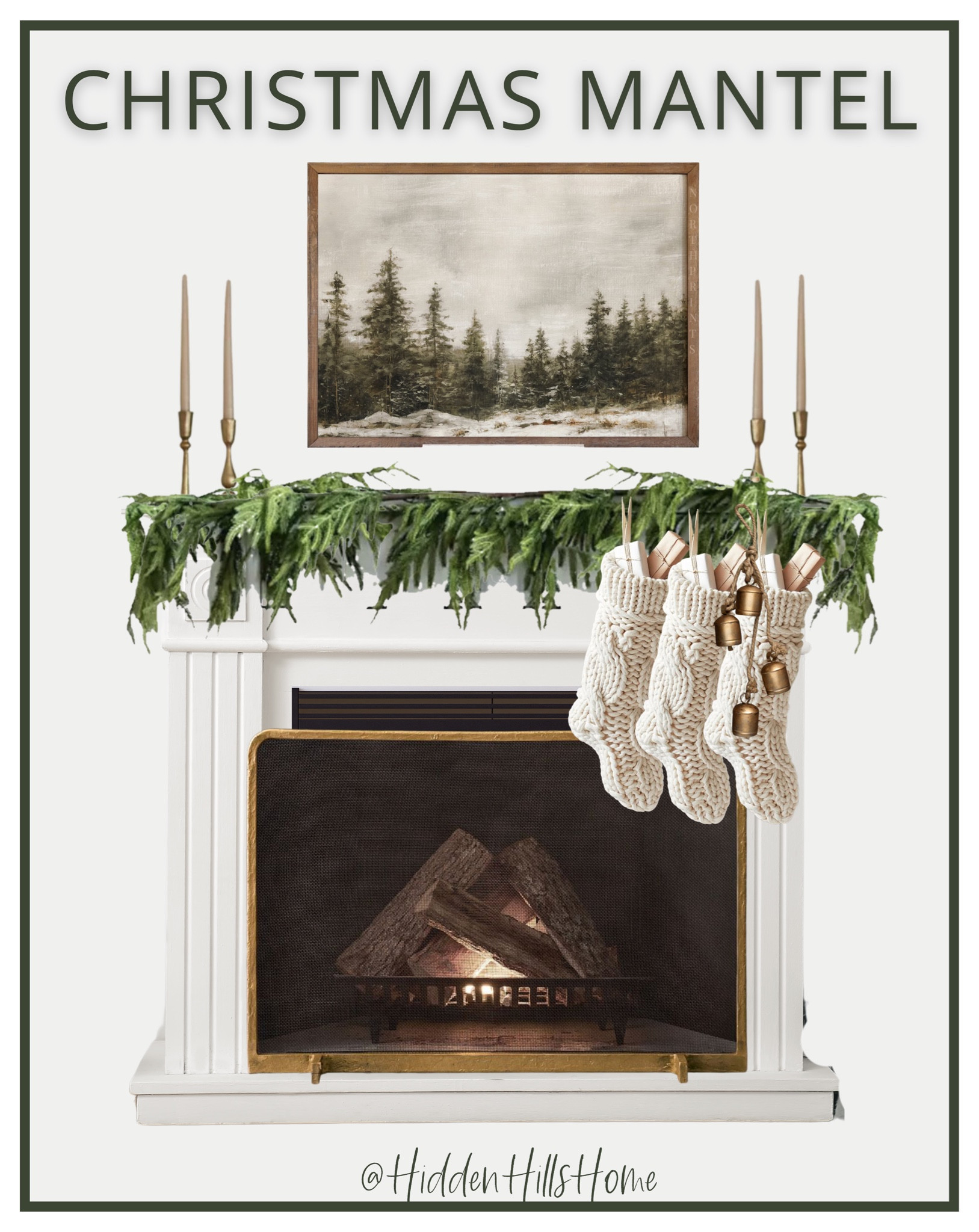 Christmas mantel decor, Christmas garland, holiday garland, holiday decor ideas, holiday home decor, holiday artwork, stockings #mantel #homedecor

#LTKHoliday #LTKHome #LTKSeasonal