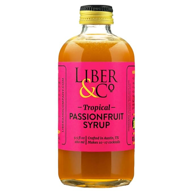 Liber & Co. Tropical Passion Fruit Syrup (9.5 oz) | Amazon (US)