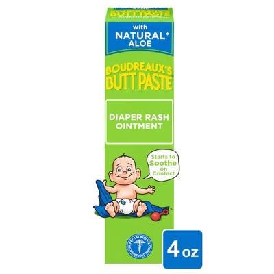 Boudreaux's Butt Paste Baby Diaper Rash Cream with Natural Aloe - 4oz | Target