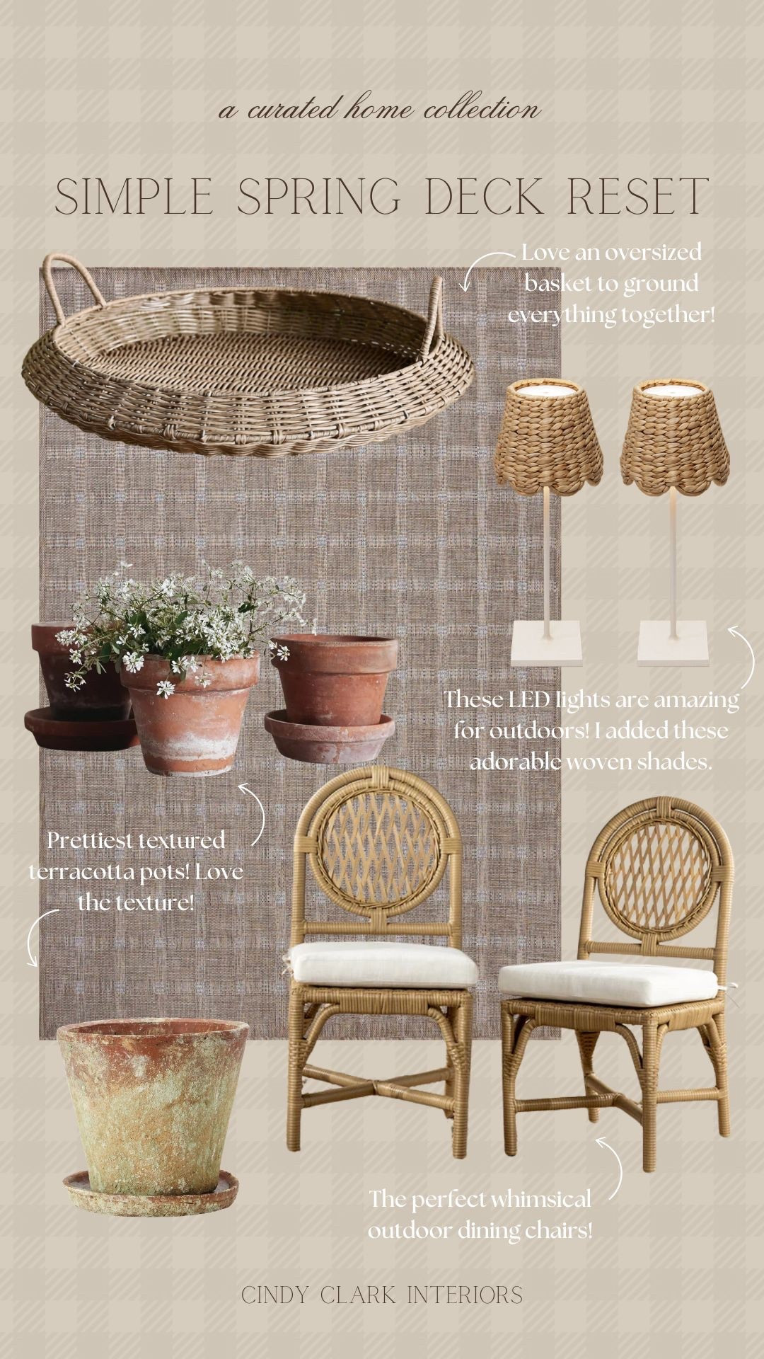 Sometimes all you need is a new rug and a few styling pieces to create a simple yet meaningful reset! I love how our deck turned out with just a few pieces. We’re ready for spring and summer patio dinners over here! 

#LTKHome