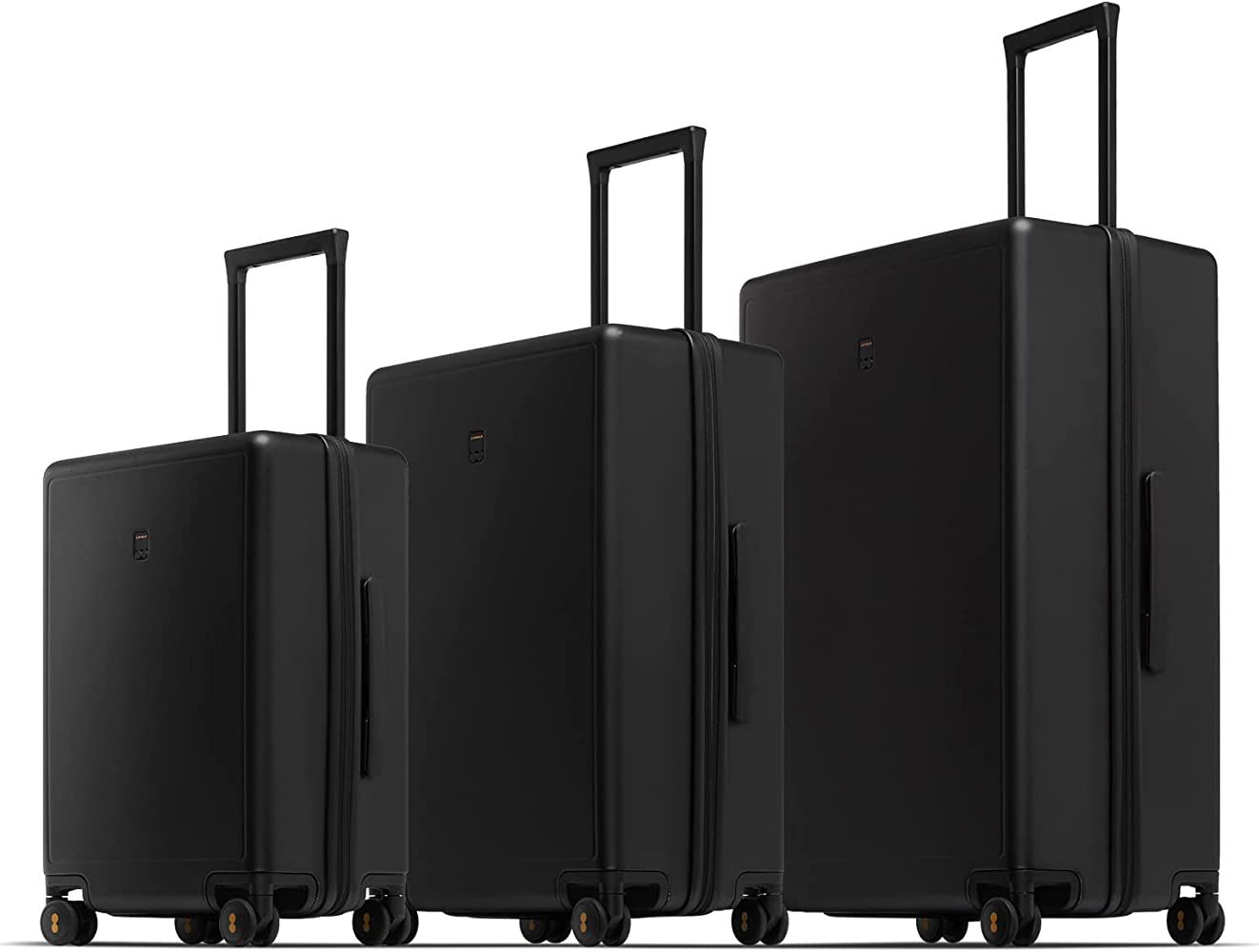 LEVEL8 3 Peice Luggage Sets, 20 Inch 24 Inch 28 Inch Hardshell Suitcases, Lightweight PC Luminous Te | Amazon (US)