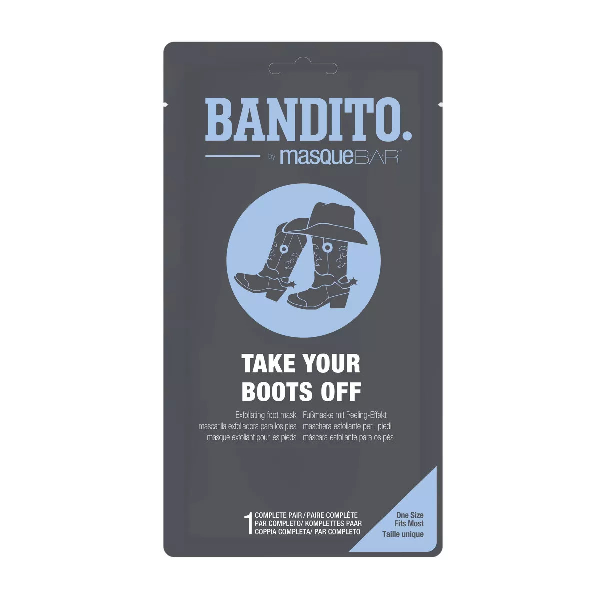 Masque Bar Bandito Take Your Boots Off Exfoliating Foot Mask - One Size | Target