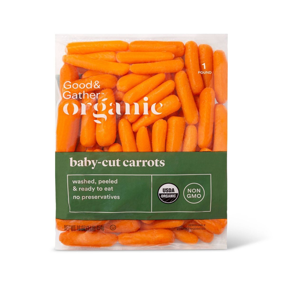 Organic Baby-Cut Carrots - 1lb - Good & Gather™ | Target