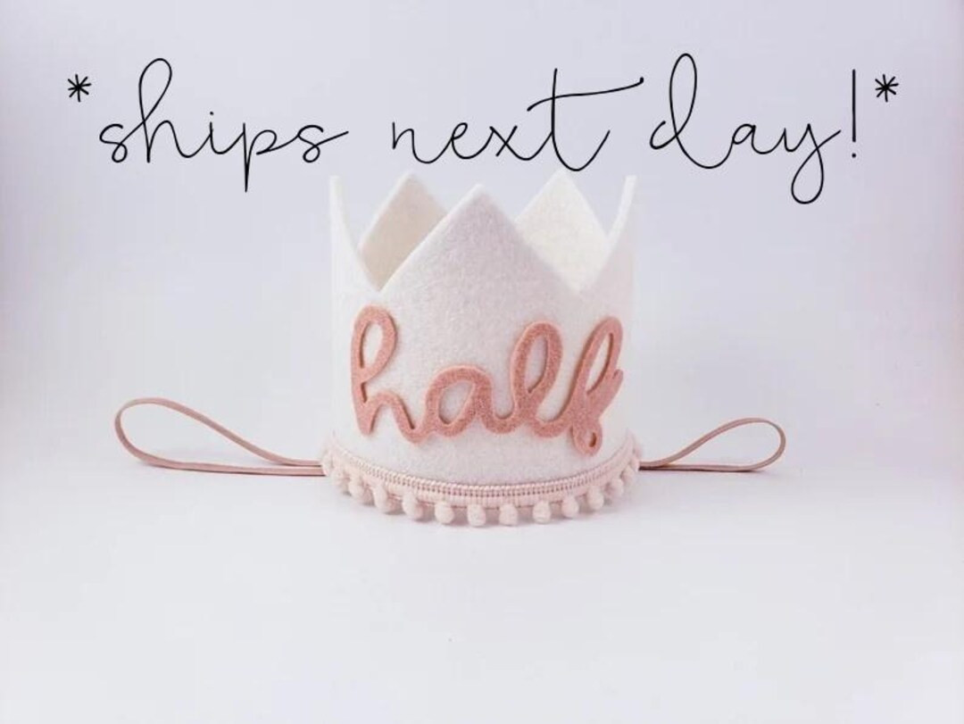 1/2 Birthday, Half Birthday Outfit, Blush Pink 1/2 Birthday, 1/2 Birthday, Halfway to One, Girl 1... | Etsy (US)