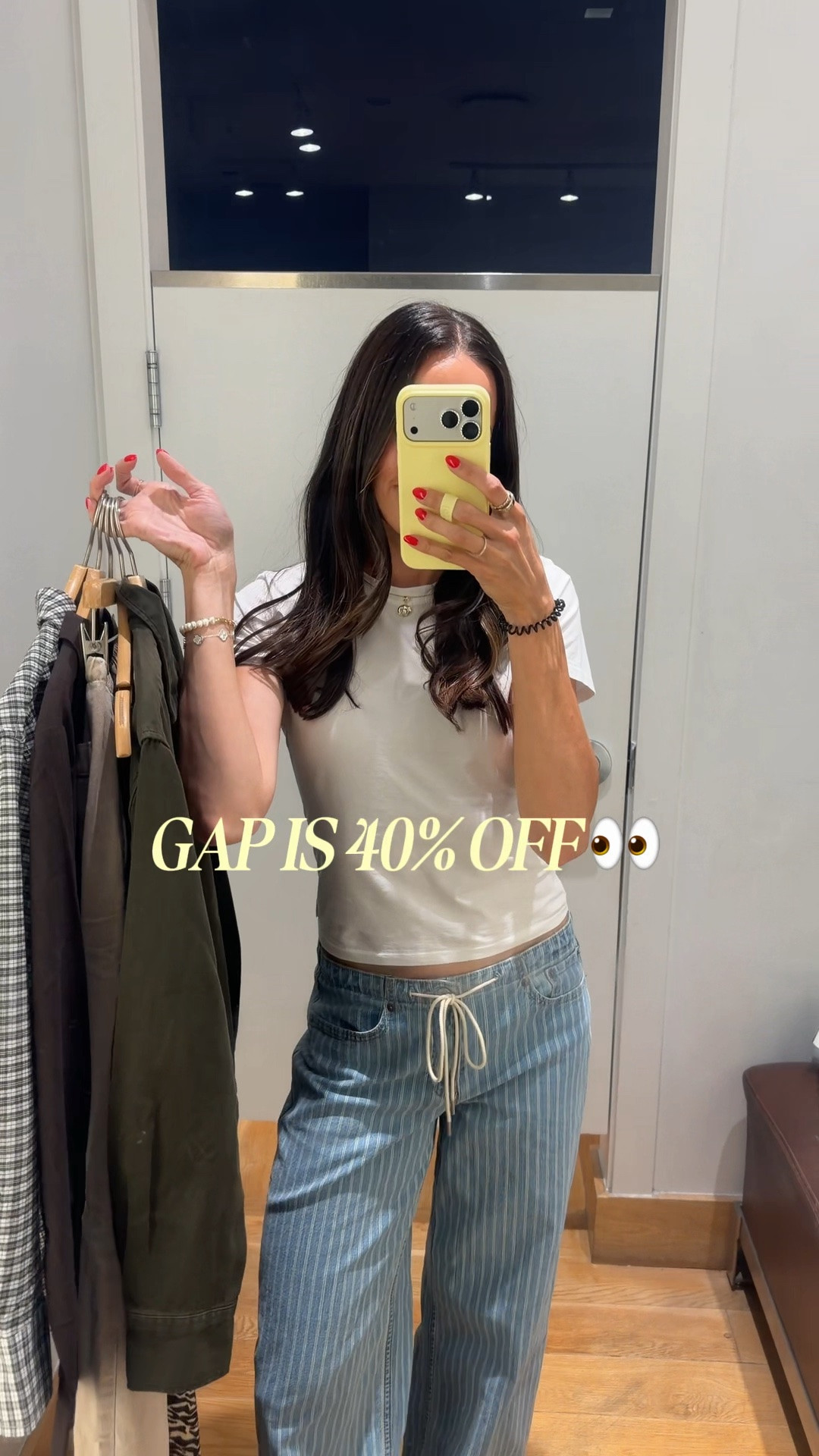 GAP is 40% off sitewide + an 10% off for cardholders!! New pre-fall arrivals I loved 🤎

Cardigan: true to size (S)
Green denim shirt: tts (S)
Polo sweater: true to size (S)
Barrel drawstring: sized down (XS) 
Utility barrel pant: true to size (2)
Jeans: true to size (26) 
Boxy long sleeve tee: tts (S)
Mock neck tank: sized down 1 (XS)
Jersey tee: tts (S) 
Dress: sized down 1 (XS) 
Terry shorts: XS

#LTKSaleAlert #LTKSeasonal #LTKootd