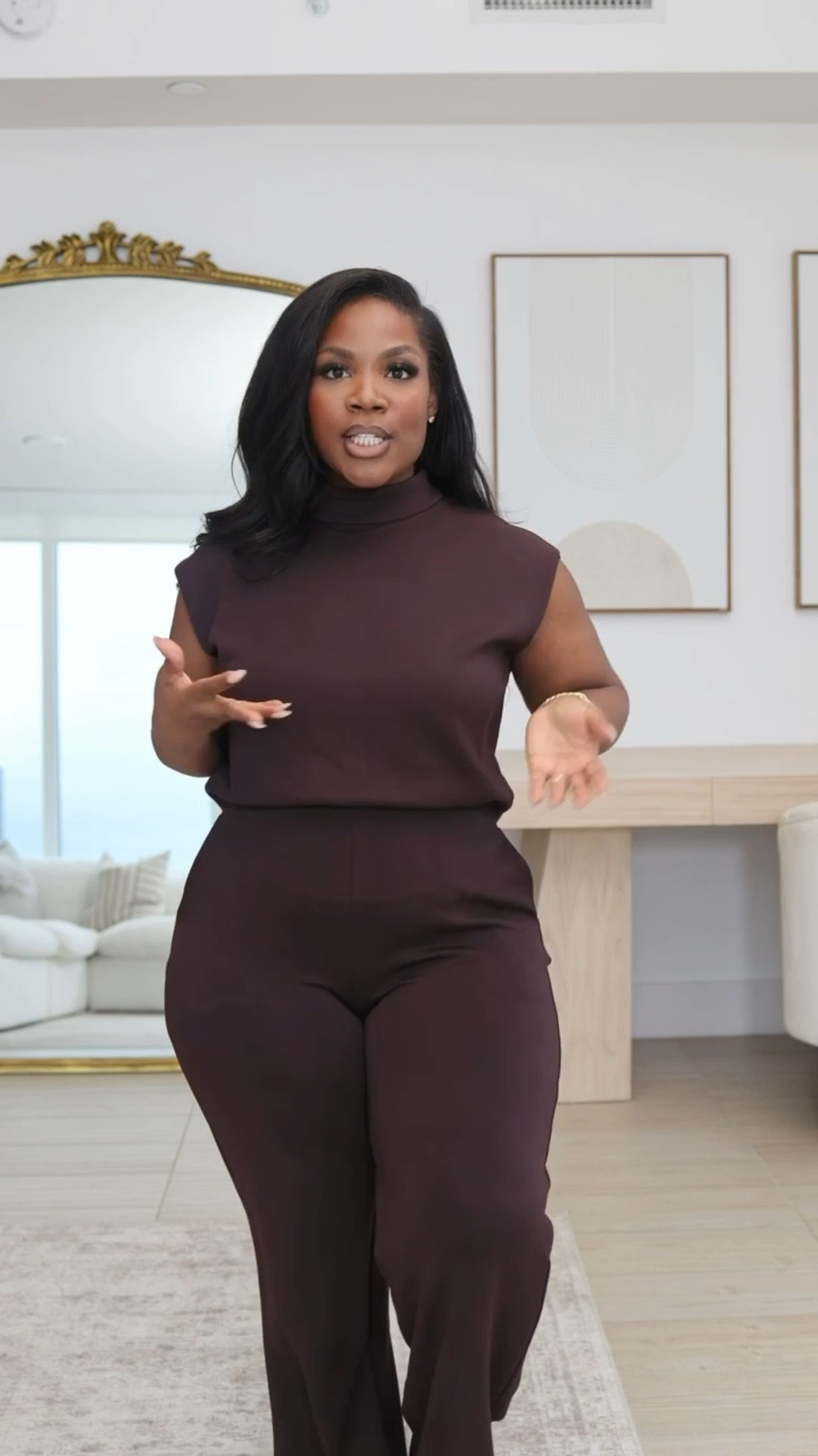 Love a jumpsuit that I can wear for any occasion. So cute for an airport look but also great for work or lounging around. Superrr versatile 🤎

Use code EMMYXSPANX for $$ off!✨

Jumpsuit: Size L

Spanx truffle brown, chocolate brown outfit, comfy jumpsuit, loungewear, airport outfit, travel outfit, office wear, curvy girl outfits, Emmy Petit 

#LTKSeasonal #LTKSaleAlert #LTKMidsize