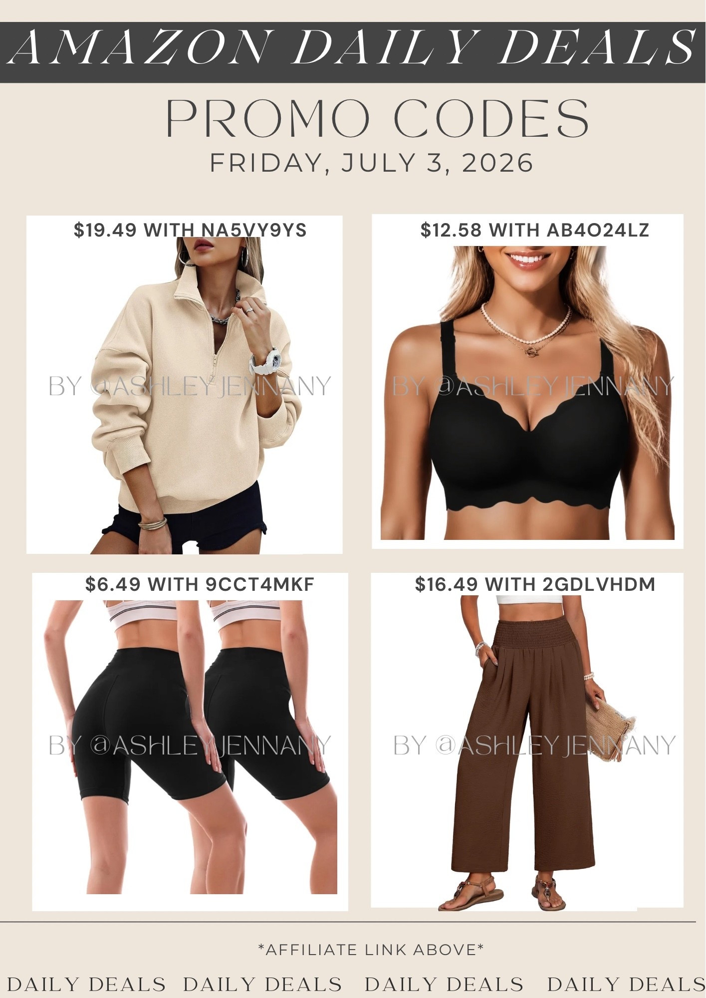 Amazon deals

#LTKSaleAlert #LTKMidsize #LTKootd