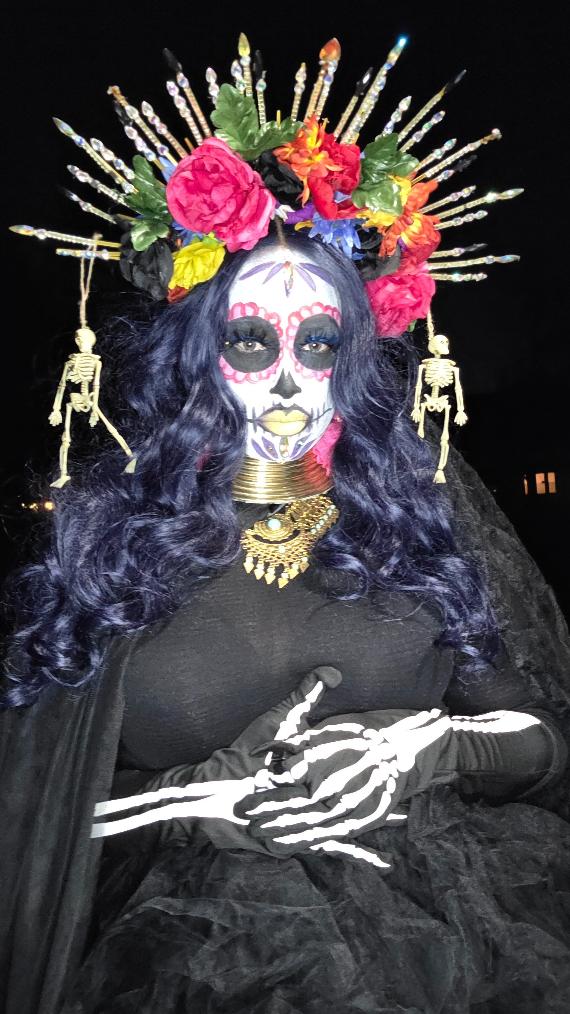 🎃💀✨ La Muerte, but make it fashion! ✨💀🎃This year, my Halloween look was inspired by Día de los Muertos (Day of the Dead) — a vibrant Mexican tradition that honors and celebrates the lives of loved ones who have passed away. 🌼🕯️Contrary to what many think, it’s not about mourning — it’s about remembering with joy. The marigolds, sugar skulls, and face paint all symbolize the beauty of life, death, and rebirth. 🌺💫I wanted to bring that same energy — bold, sacred, and unapologetically alive — into this look. 💃🏽🖤#DayoftheDead #HalloweenLook #MakeupArt #LaCatrinaVibes #DiaDeLosMuertos #CulturalElegance #HonoringTheAncestors

#LTKBeauty #LTKSeasonal #LTKPlusSize