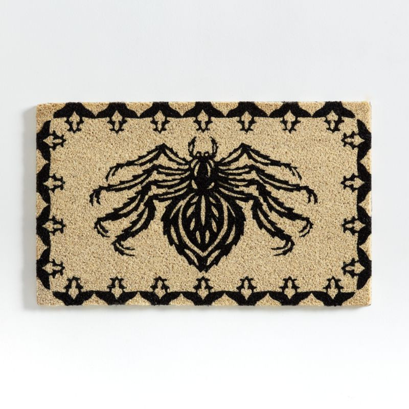 PATCH NYC Spooky Spider Doormat + Reviews | Crate and Barrel | Crate & Barrel