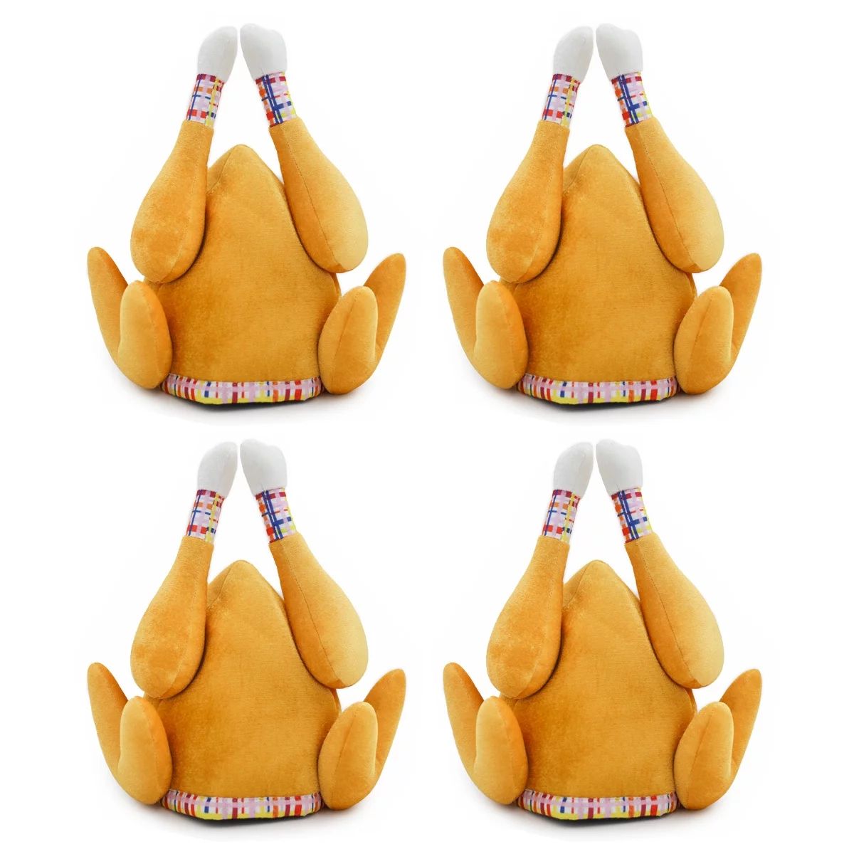 Packed Party "Talk Turkey To Me" 4 ct. Plush Hat Bundle - Walmart.com | Walmart (US)