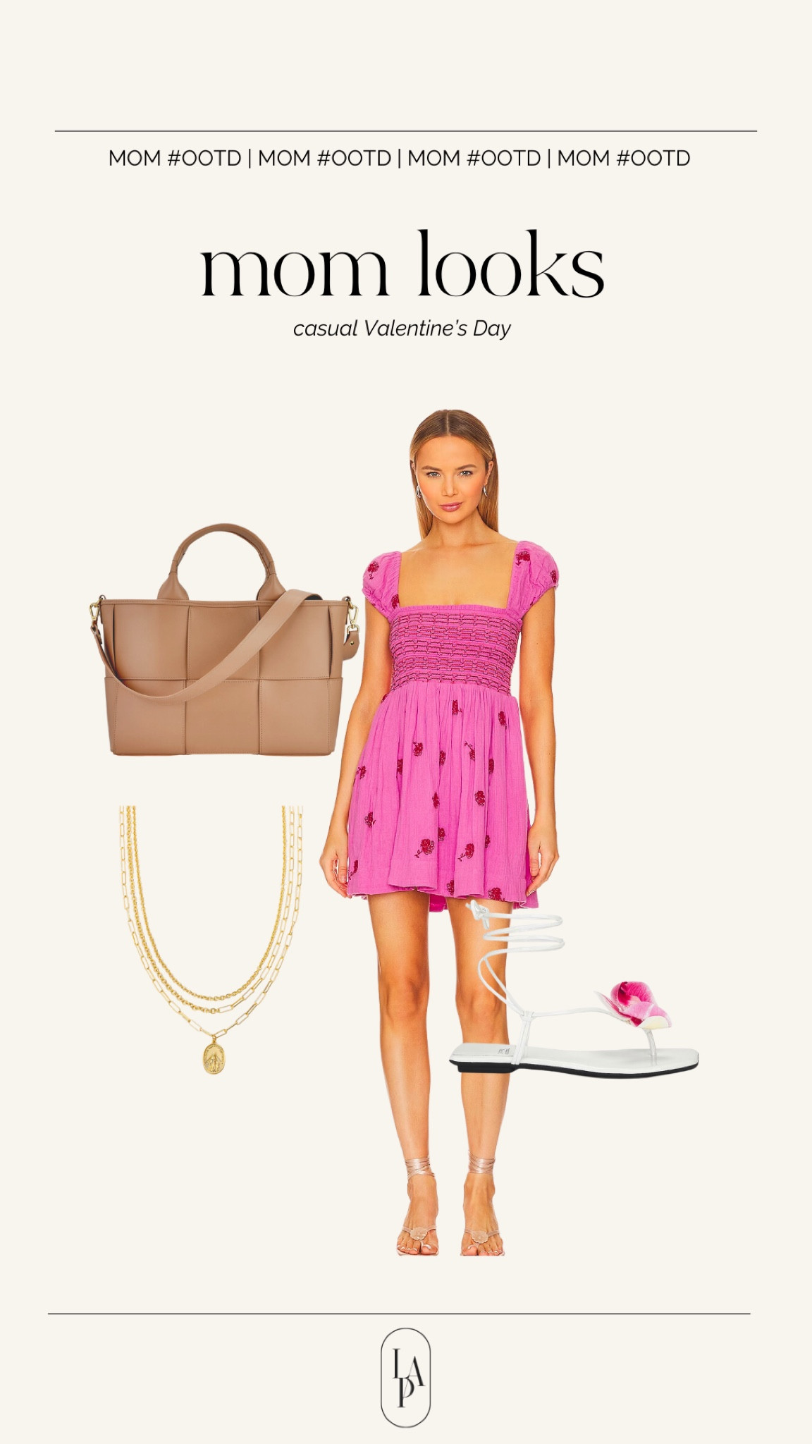 Cute mom look for weekend wear or Valentine’s Day 