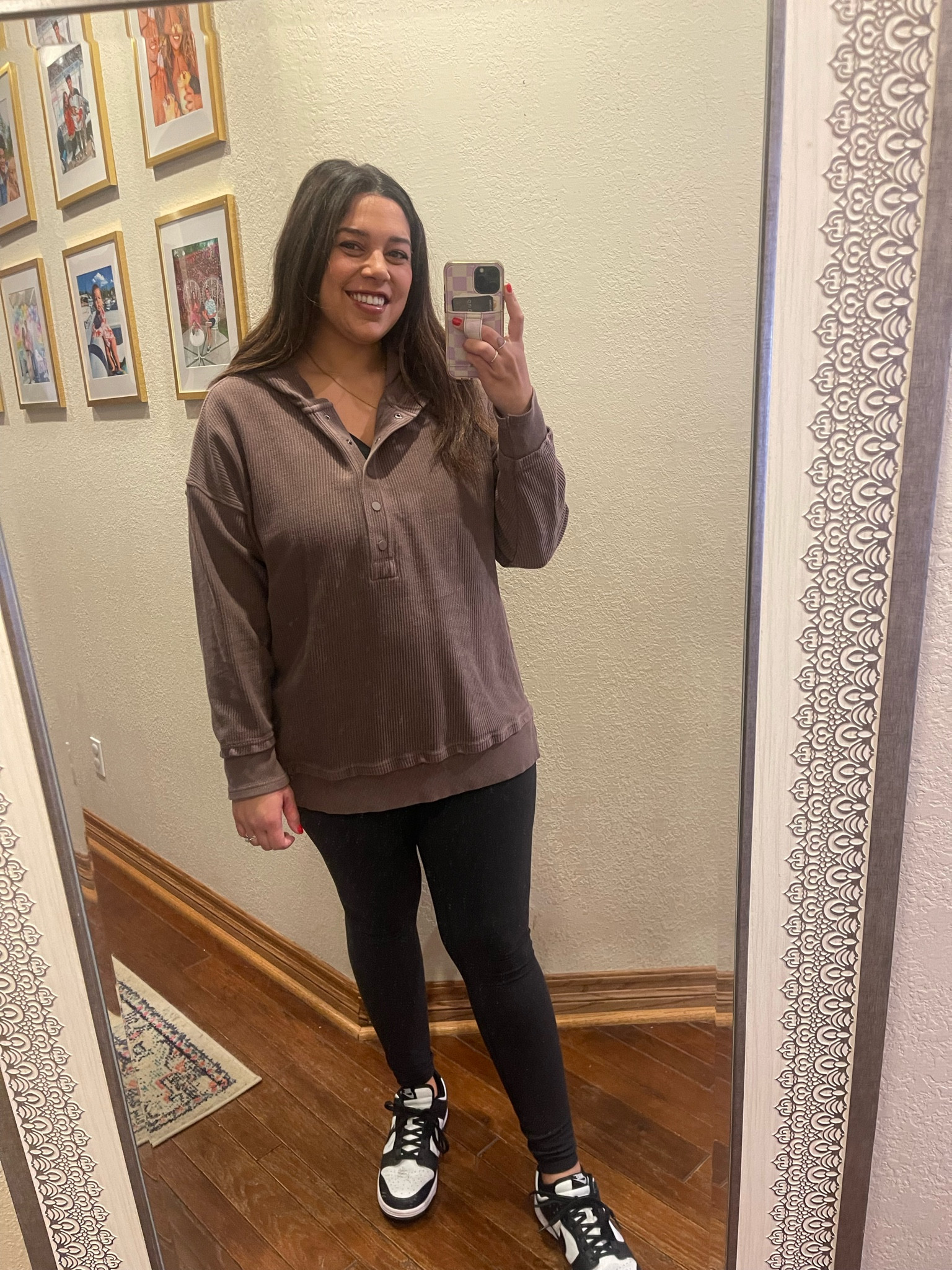 Work outfit!
Jacket Aerie 
Leggings lululemon
Shoes Nike dunks 

#LTKmidsize #LTKfindsunder50 #LTKstyletip