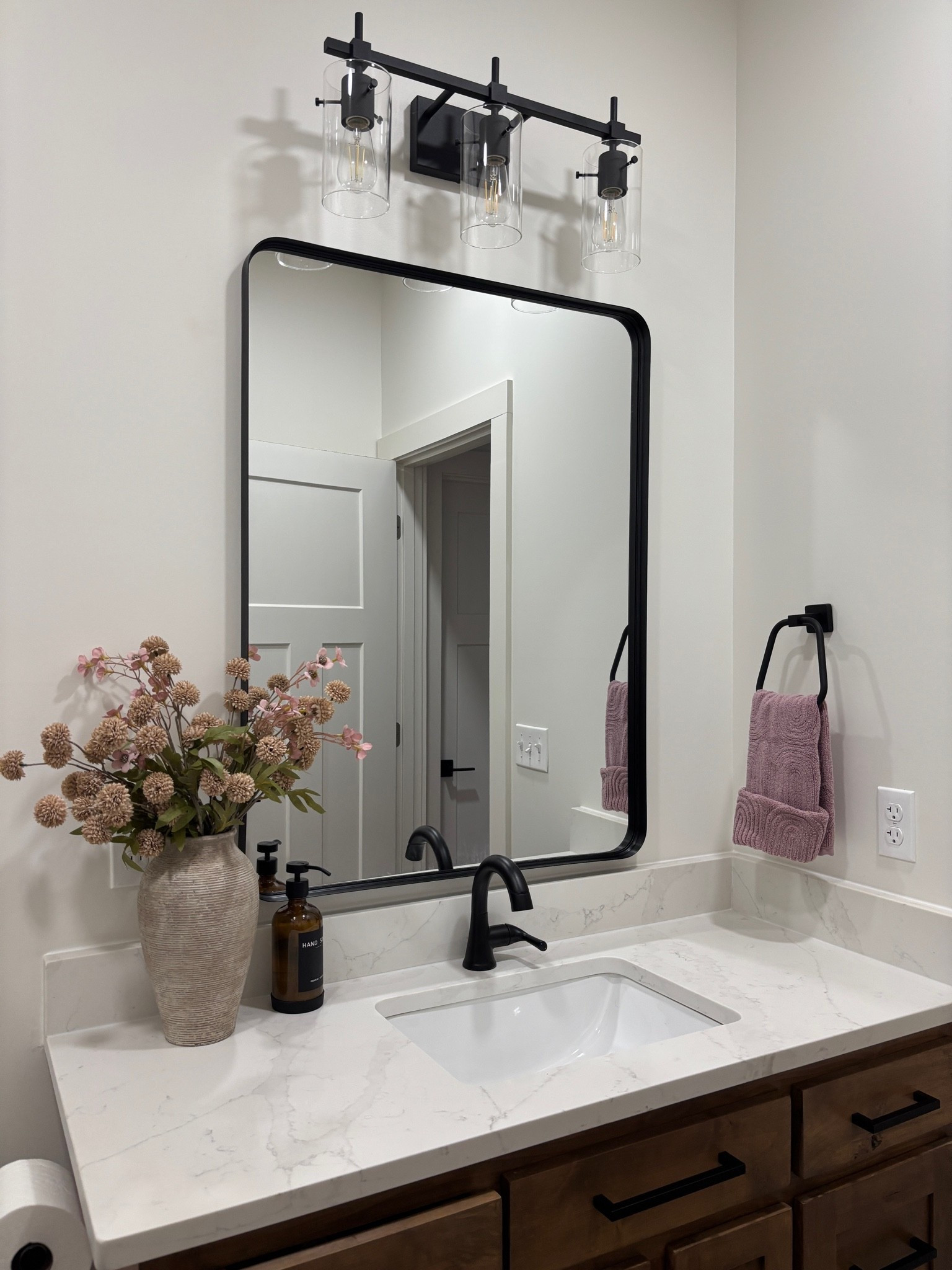 A bathroom should feel just as beautiful as the rest of your home. 🤍

#LTKSaleAlert #LTKHome #LTKmorningroutine