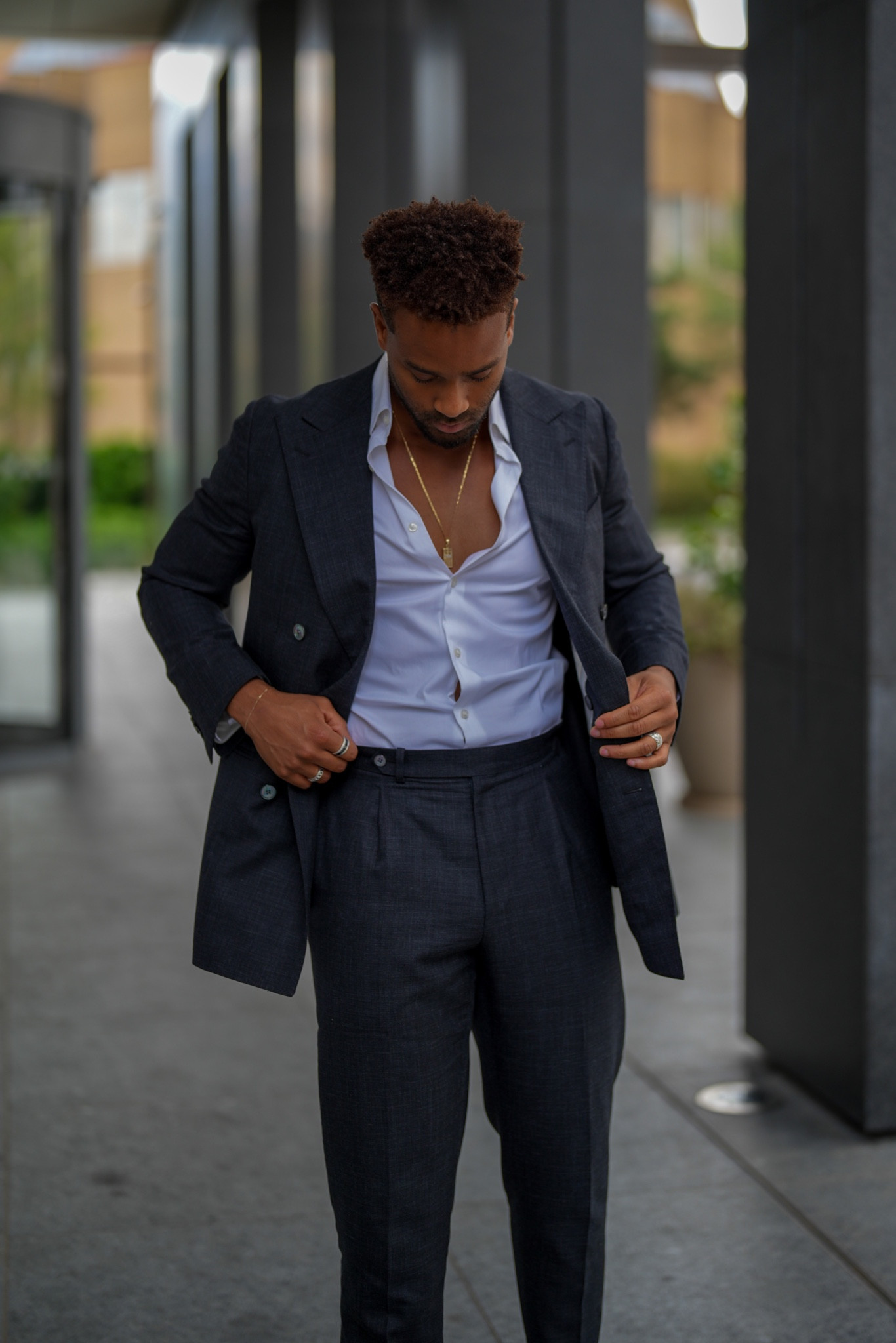 Men’s suit, tailored suit, outfit inspiration, navy suit, blue shirt, smart look, evening outfit, loafers, men’s smart outfit, formal outfit, male fashion inspo 

#LTKstyletip #LTKeurope #LTKSeasonal