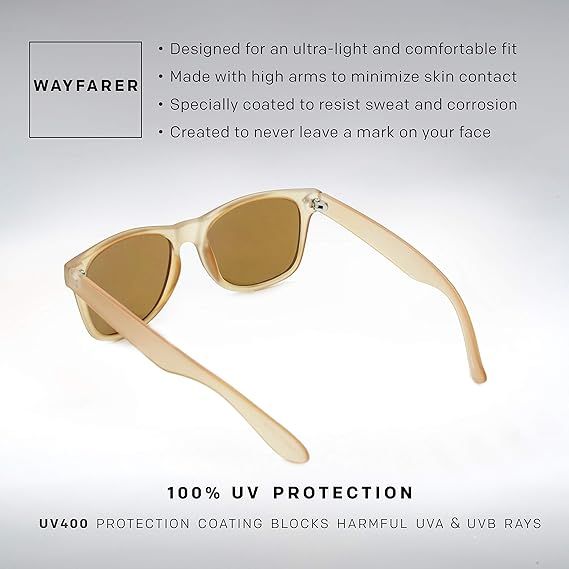 V BY VYE Classics Womens Sunglasses - Stylish Fashion Glasses for Beach, Festivals, Sports, and O... | Amazon (US)