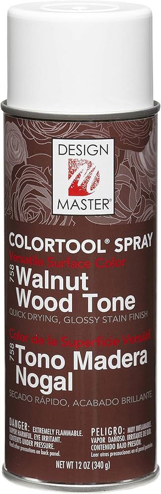 Design Master 12 oz Walnut Wood Tone Spray, Multicolor | Amazon (US)