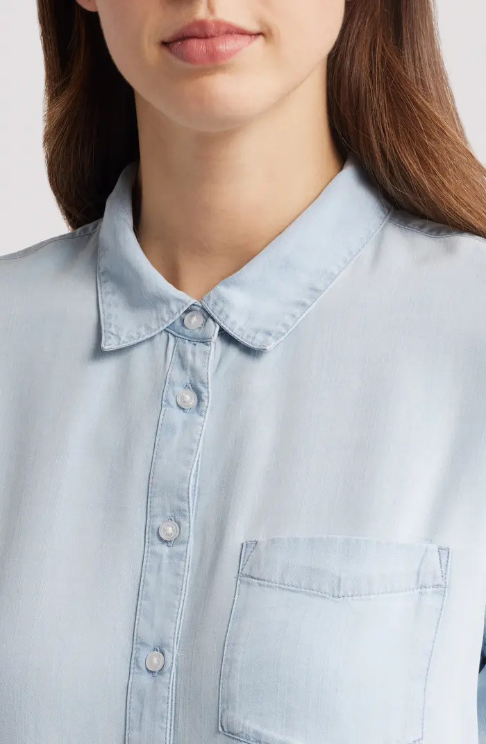 Chambray Button-Up Shirt | Nordstrom