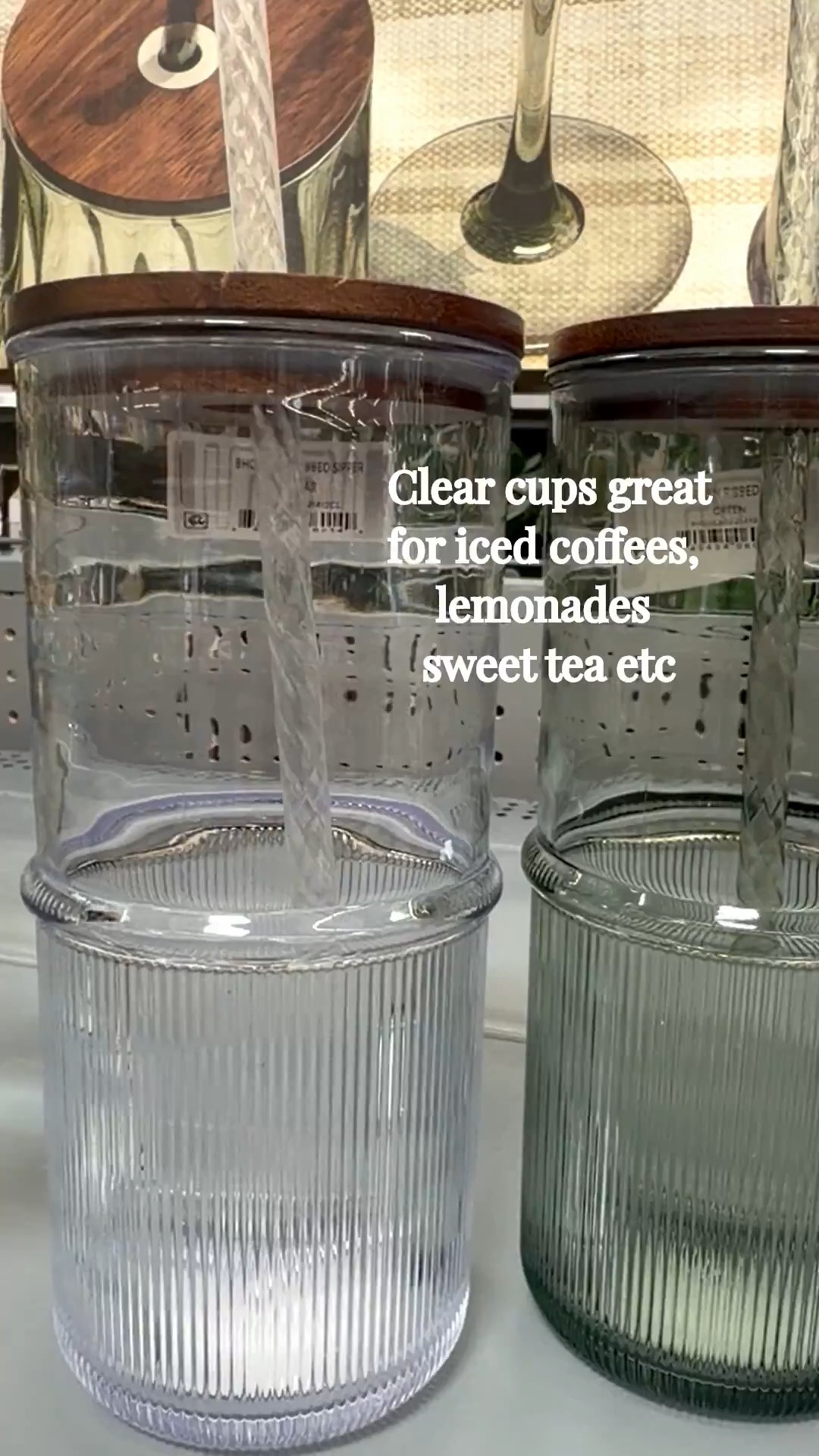 Clear iced coffee cups that make every drink feel a little more aesthetic 🤎✨ Perfect for iced coffee, sweet tea, matcha, smoothies & everyday hydration these luxe-looking cups give that high-end vibe without the expensive price tag. Cute for home coffee bars, work desks, gifting, or summer hosting ☀️🥤

#LTKHome #CoffeeBarStyle #IcedCoffeeCup #GlassCup #AestheticHome #CoffeeLover #KitchenFinds #AmazonHomeFinds #Drinkware #SweetTeaSeason #HomeFavorites #NeutralHome #AffordableHomeDecor #KitchenAccessories #LuxuryForLess #SummerEssentials #HostessFavorites #CoffeeTokFinds #CuteKitchenFinds #EverydayLuxury