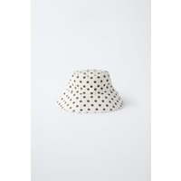 Zara - Polka Dot Bucket Hat - Ecru - 10-14 Years (22,0 Inches) - Kids | Zara US