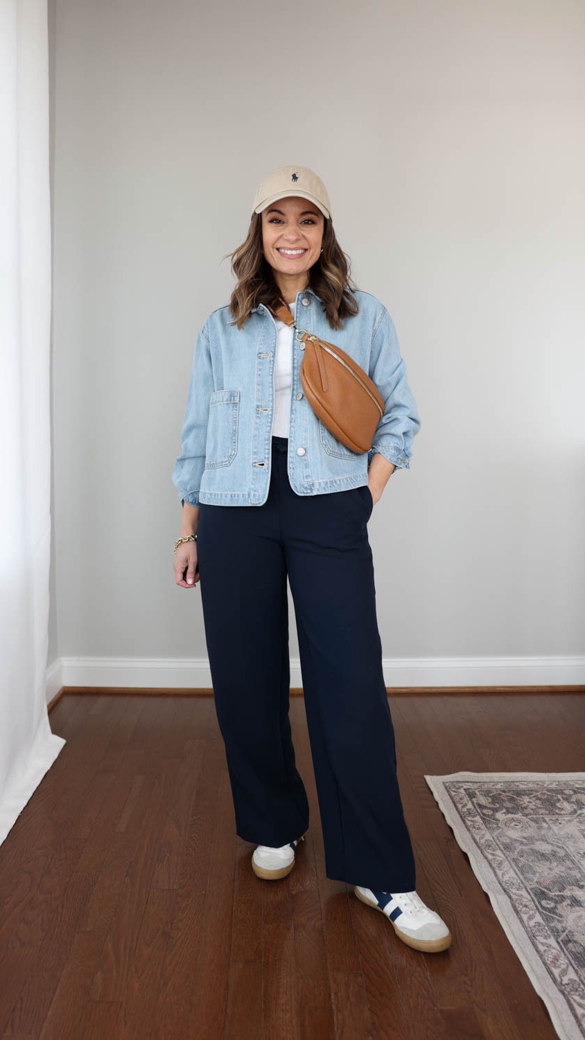 A few petite-friendly denim jacket options that go beyond the classic denim jacket. 


Chore jacket (Old Navy): petite xs 
Pants (BR Factory): petite xxs 
Tank top (Quince): xs 
Sneakers (Gola): tts 
Bag (Quince) 

My measurements for reference: I’m 4’10” and 105lbs. My bust, waist, and hip measurement is 32”, 24”, and 36”.


#LTKPetite