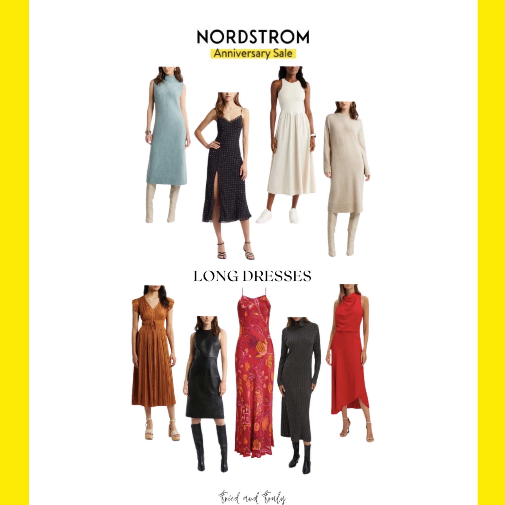 Nordstrom Anniversary Sale Dresses Long Dresses Sweater dress 
NSale #nsale 

#LTKxNSale #LTKFindsUnder100 #LTKStyleTip