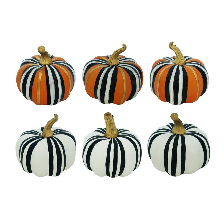 Halloween Orange/White/Black Foam Pumpkins, 2.5 in x 2.5 in x 2.5 in, 12 Count, by Way To Celebra... | Walmart (US)