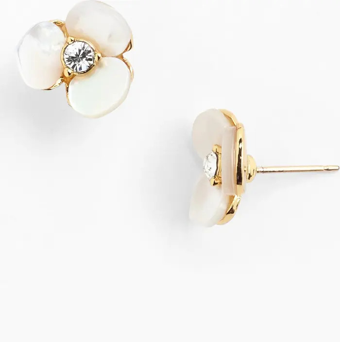 disco pansy stud earrings | Nordstrom