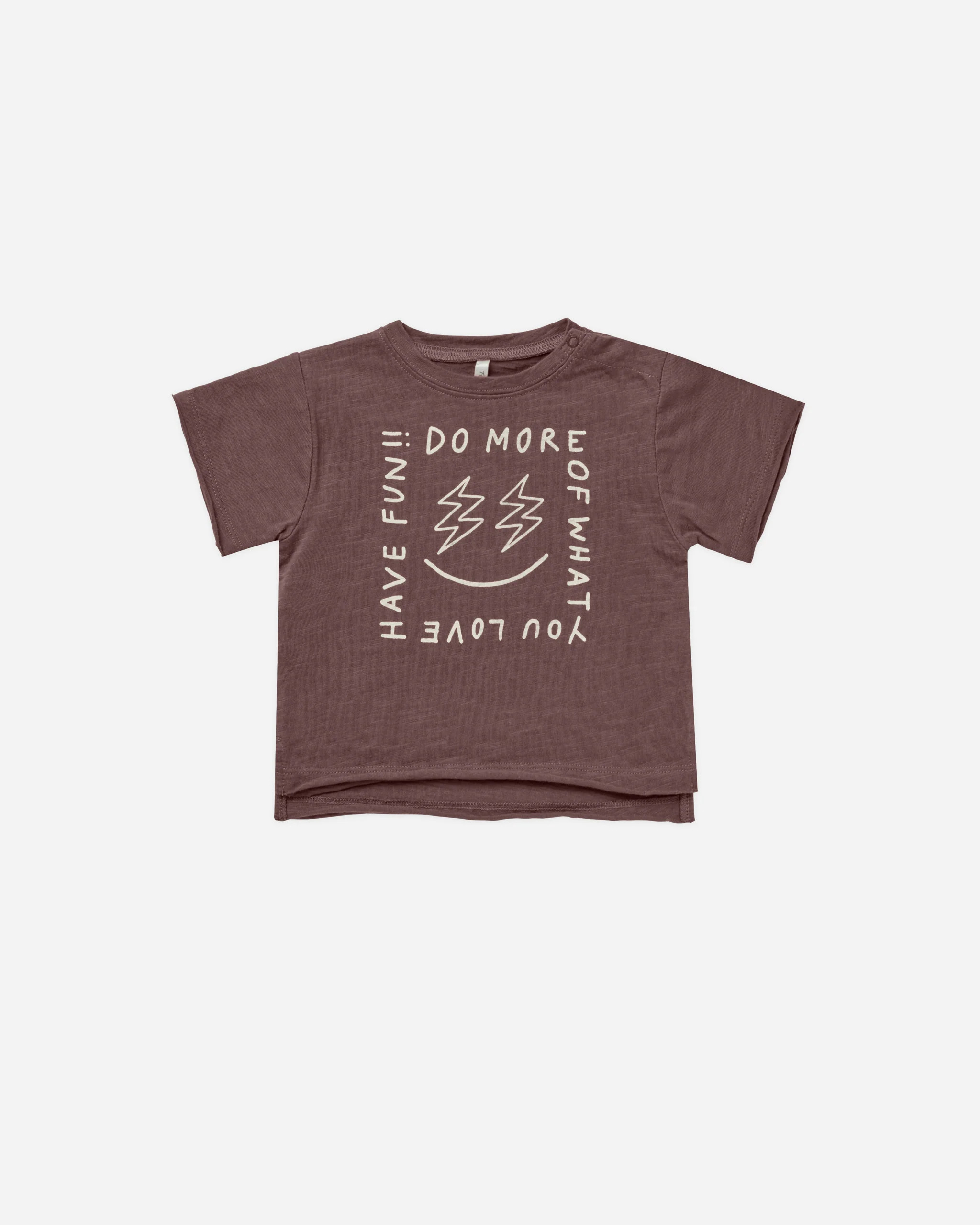 Raw Edge Tee || Have Fun | Rylee + Cru