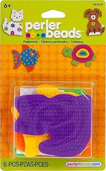 Perler Beads Small Animal Pegboards - 4 Count | Amazon (US)