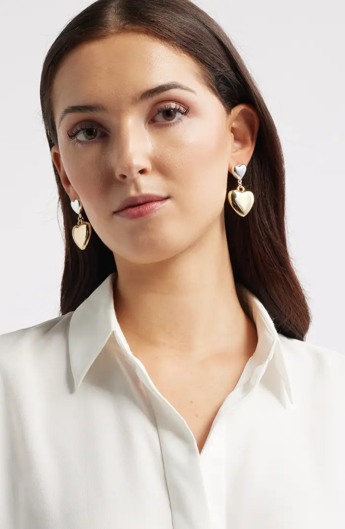 Puffy Heart Drop Earrings | Nordstrom