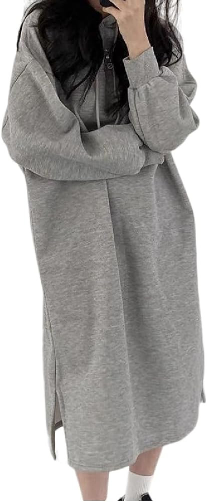 Womens Casual Hoodies Solid Padded Sweatshirts Long Sleeve Shirts Lightweight Drawstring Long Pul... | Amazon (US)