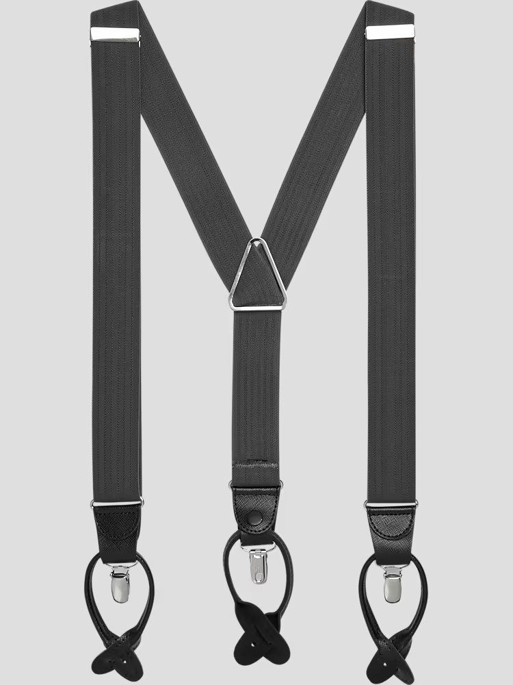 Pronto Uomo Adjustable Convertible Suspenders | Suspenders | Men's Wearhouse | The Men's Wearhouse