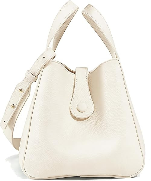 NEWBELLA Women's Bucket Bag - Square Top Handle Satchel with Crossbody Strap, Shoulder Bag for Wo... | Amazon (US)