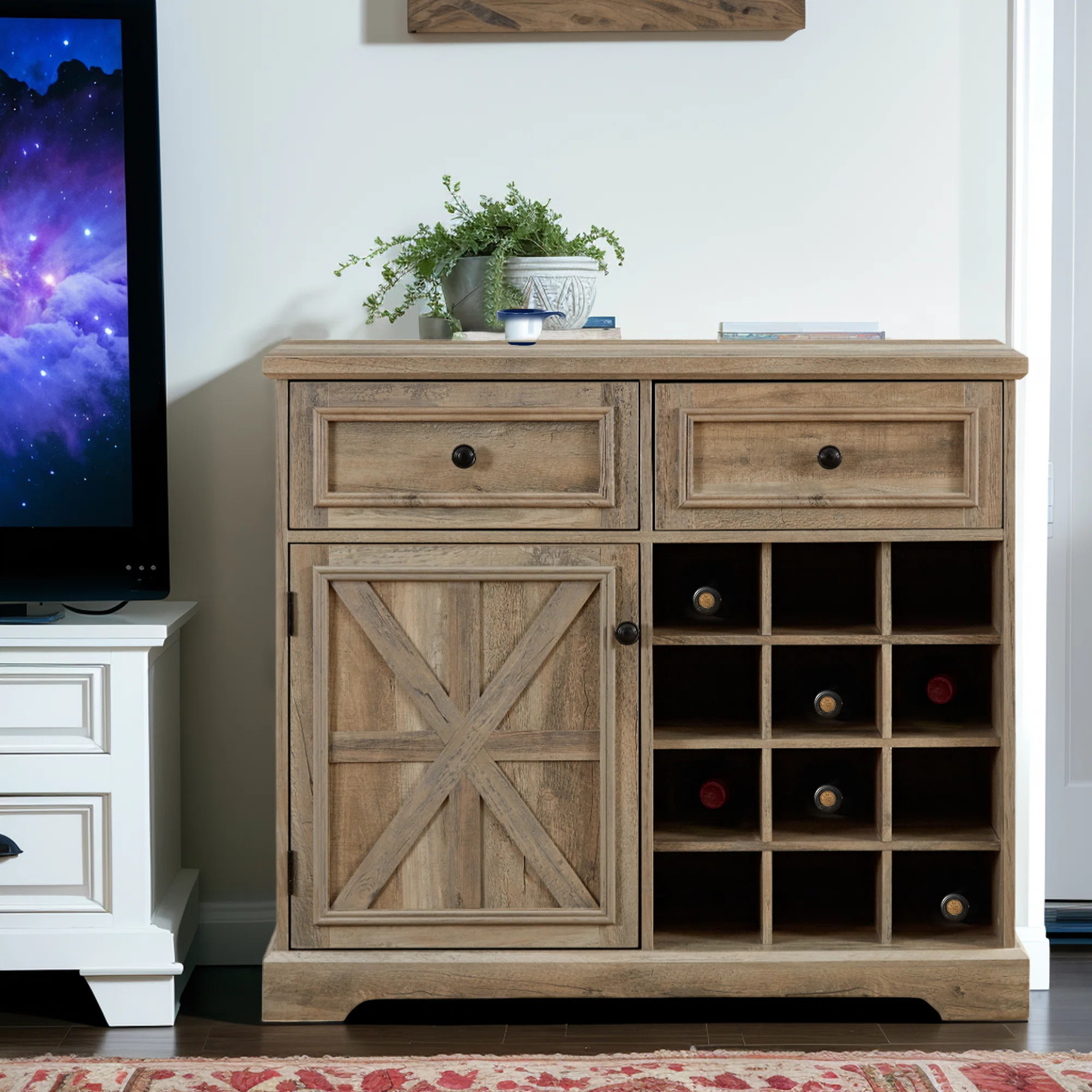 Kimana 39.38'' Bar Cabinet | Wayfair North America
