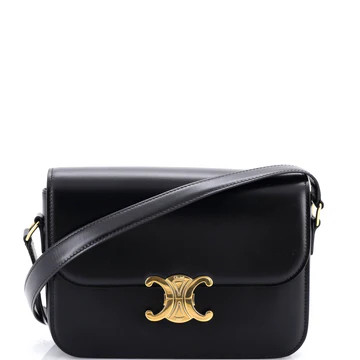 Triomphe Shoulder Bag Smooth Calfskin Medium | Rebag