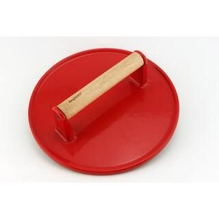 Cast Iron Red Steak Press Specialty Tool | The Home Depot
