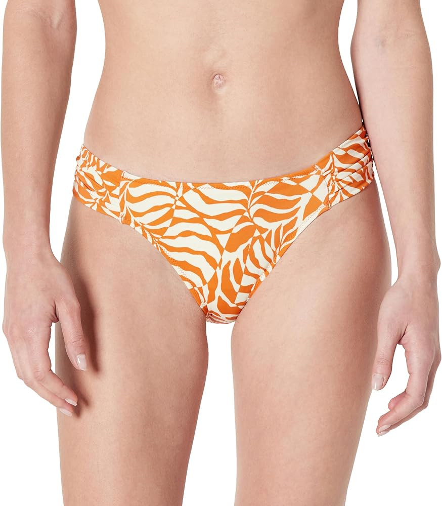 Amazon Essentials Women's Ruched Full Coverage Bikini Bottom | Amazon (US)