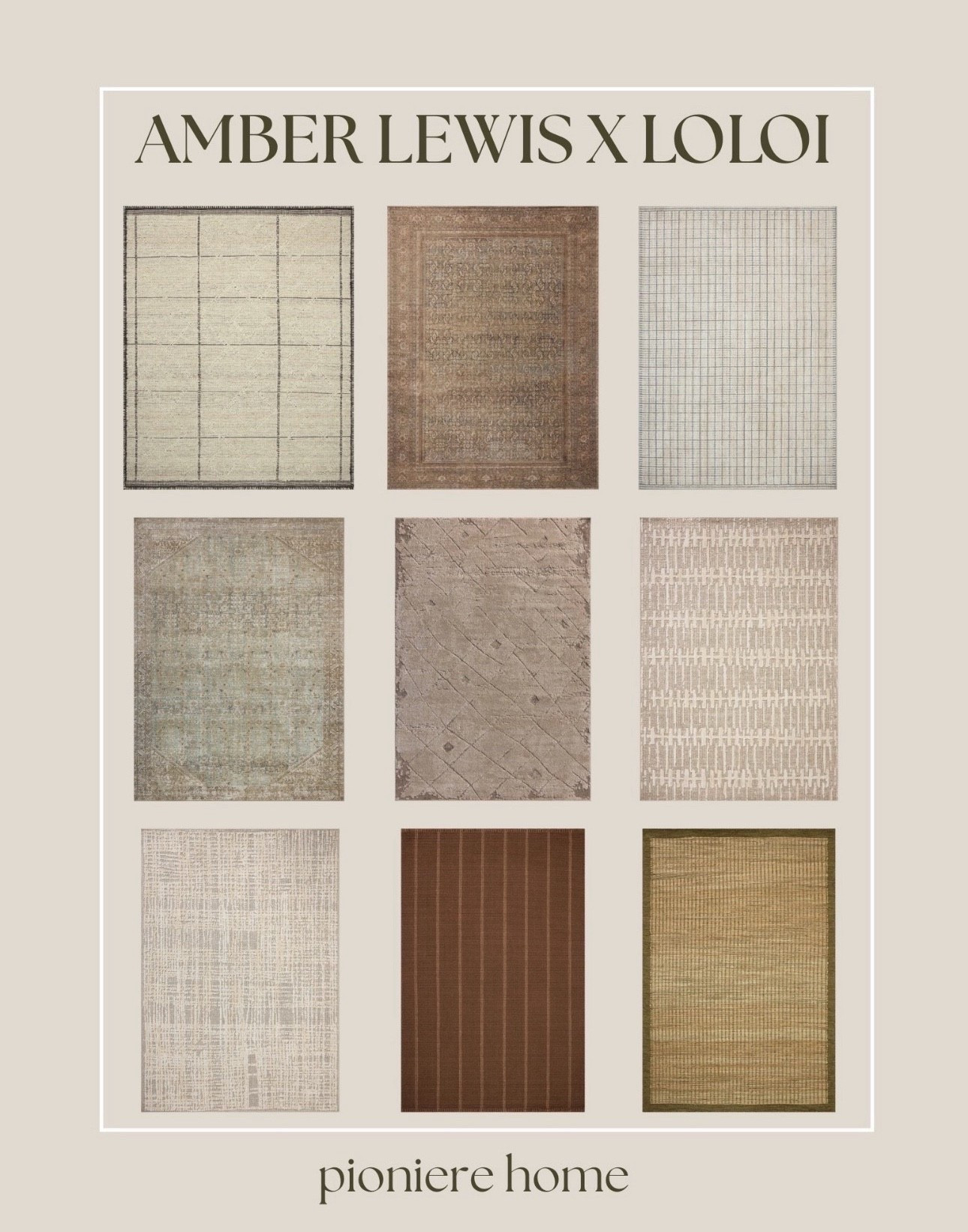 New Amber Lewis x loloi area rigs. Neutral area rugs, jute rugs, affordable area rugs  

#LTKSeasonal #LTKHome #LTKSaleAlert