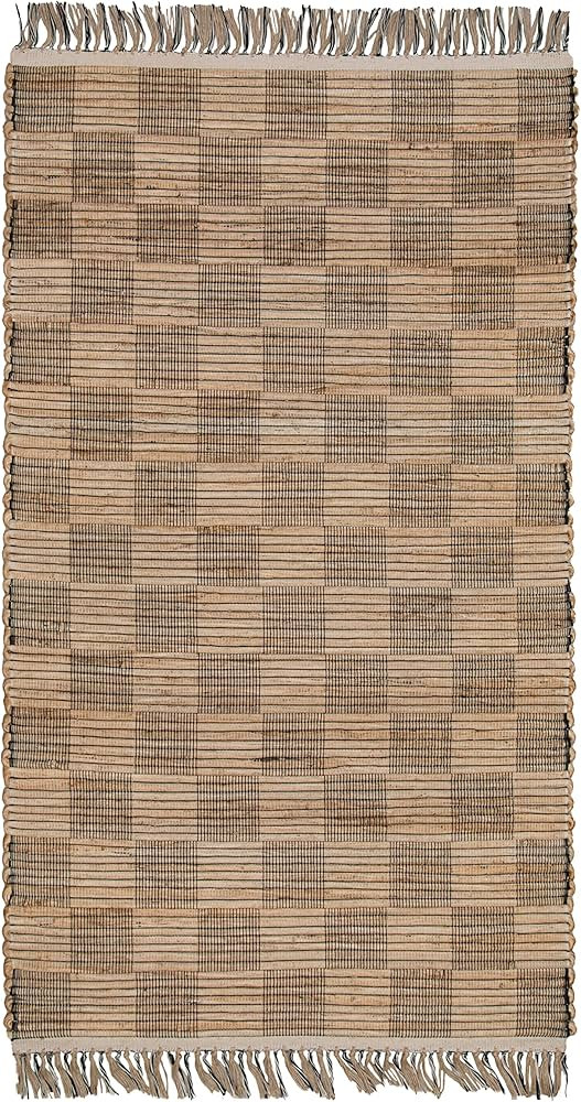 Eco Crave 2x3 Ft Small Jute Natural Area Rug, 100% Hand Woven Rug for Indoor Front Entrance Kitch... | Amazon (US)
