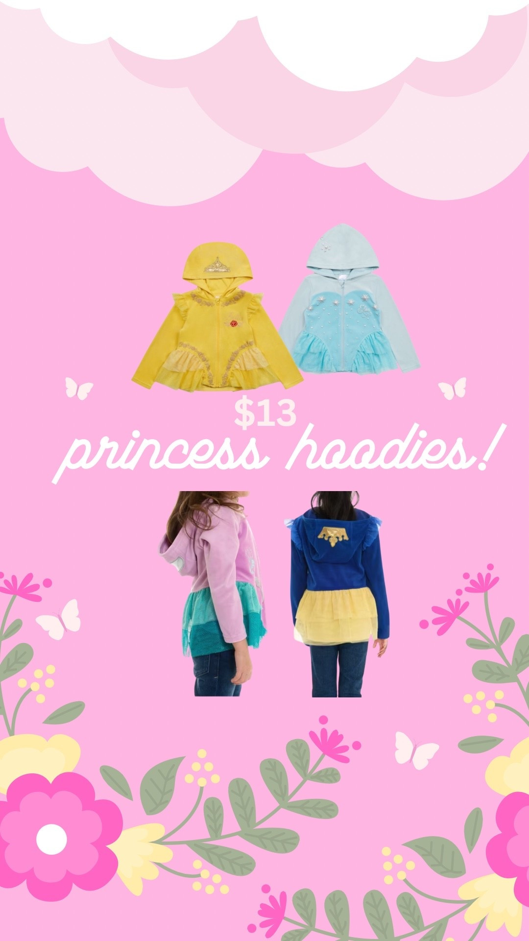 cute little princess hoodies! Up to size 10/12! #princess #disney #disneyprincess #disneybound #disneyoutfits #princessoutfits

#LTKmomlife #LTKKids #LTKBaby