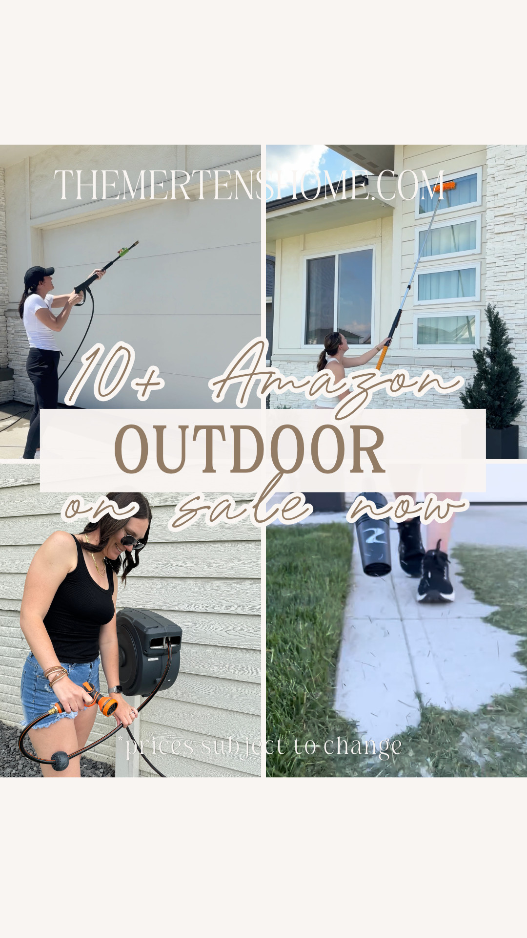 Spring yard reset starts here ✨ So many of these outdoor tools are on sale and make everything easier. From retractable watering hose, extendable window cleaners to pressure washers, to lightweight airbrooms. 

 #LTKSaleAlert